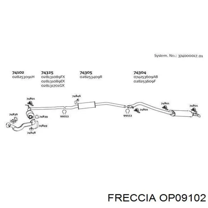 Bomba de aceite Freccia OP09102 precio, desde 49,43 EUR