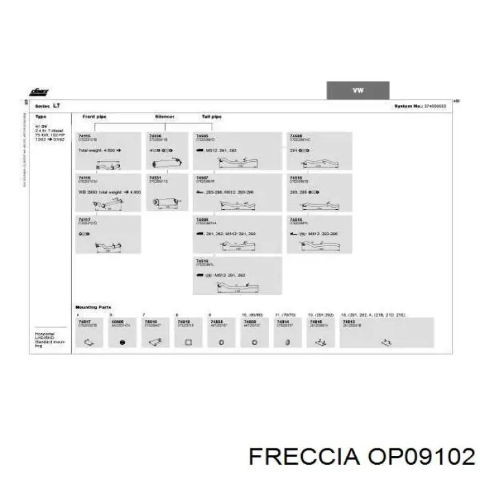 Comprar OP09102 Freccia Bomba De Aceite