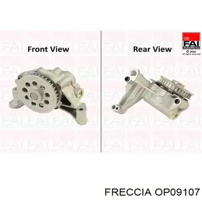 Bomba de aceite del motor Freccia OP09107