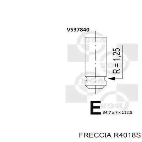 Válvula de admisión Freccia R4018S precio, desde 8,25 EUR