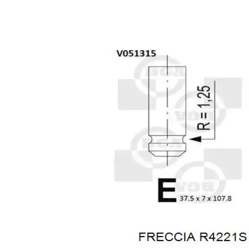 Comprar 4221S Freccia Válvulas de admisión