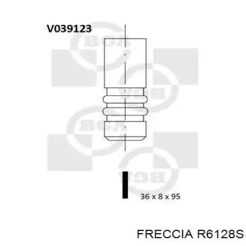 Válvula de admisión Freccia R6128S precio, desde 4,89 EUR