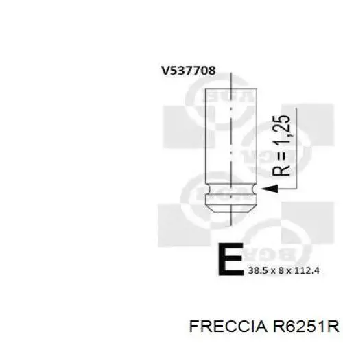 R6251R Freccia válvula de escape