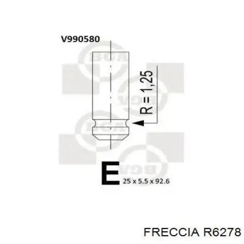 Válvula de escape para Nissan Primera (P10)