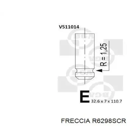 Válvulas de admisión 6298 Freccia