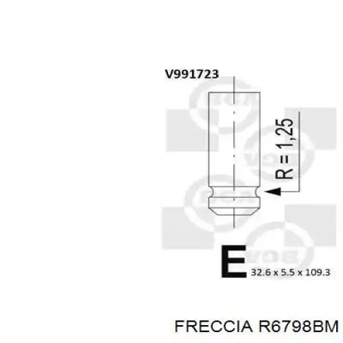 Válvula de escape Freccia R6798BM precio, desde 11,59 EUR
