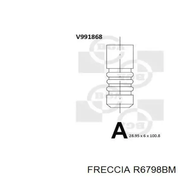Comprar R6798BM Freccia Válvula escape