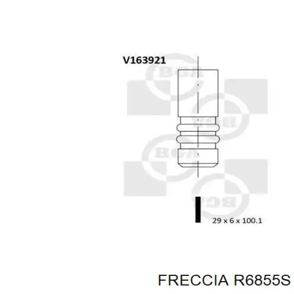 V80000 AE válvula de admisión