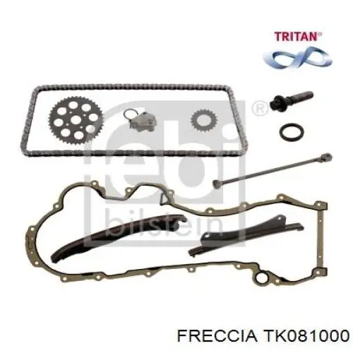 Kit de cadena de distribución TK081000 Freccia