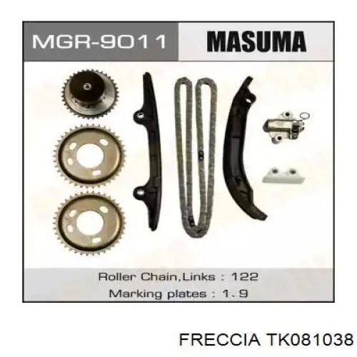 Kit de cadena de distribución 421819 Triclo