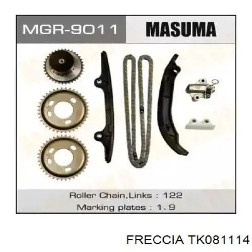 Kit de cadena de distribución Freccia TK081114 precio, desde 172,08 EUR