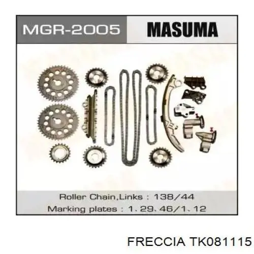 Kit de cadena de distribución Magneti Marelli MCK0520 precio, desde 309,22 EUR