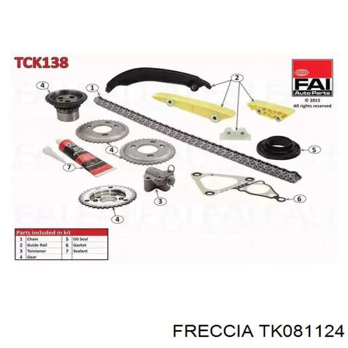 Comprar TK081124 Freccia Kit de cadena de distribución