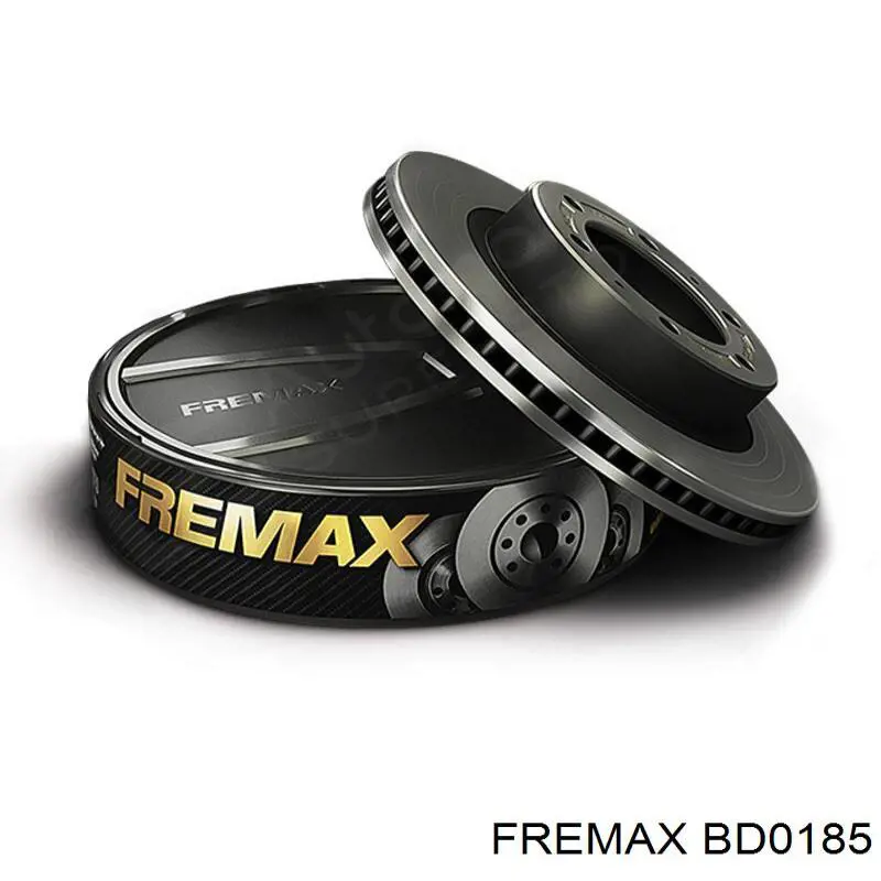 BD0185 Fremax disco de freno trasero