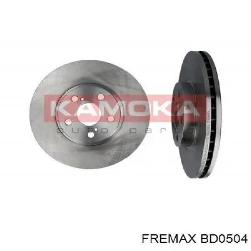 Disco de freno delantero Fremax BD0504