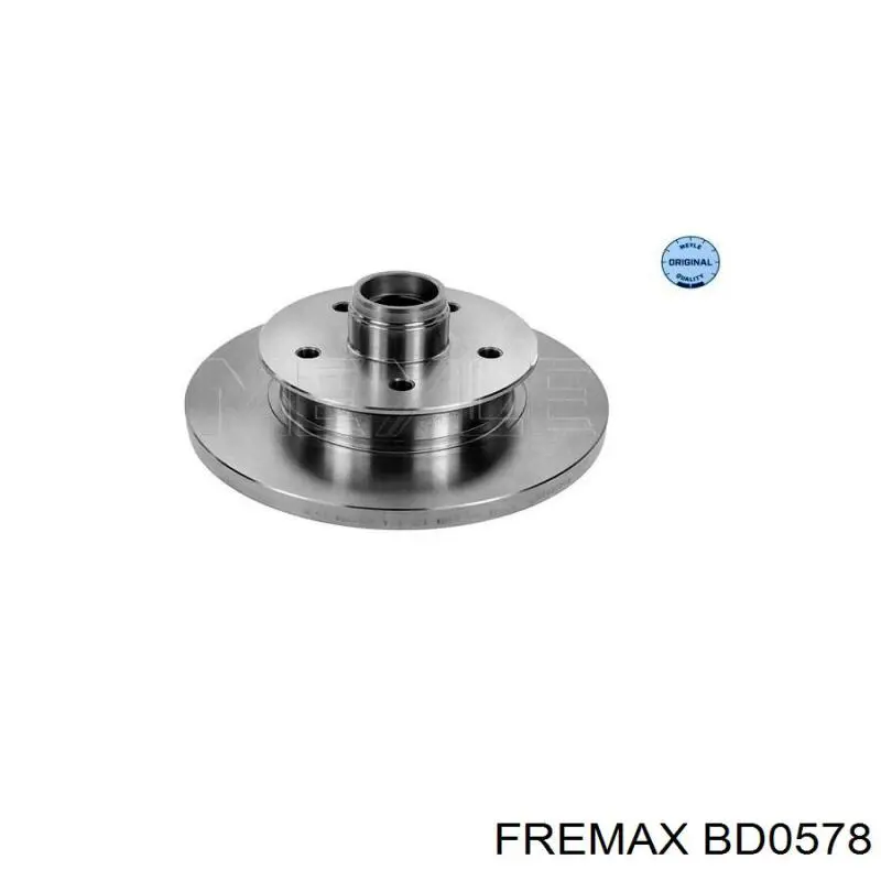 Disco de freno delantero Fremax BD0578