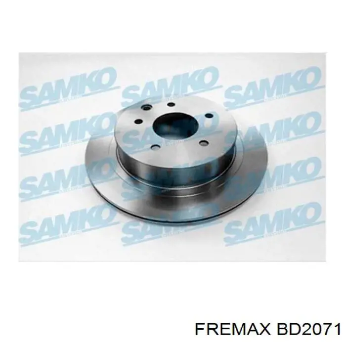Comprar BD2071 Fremax Disco de freno trasero