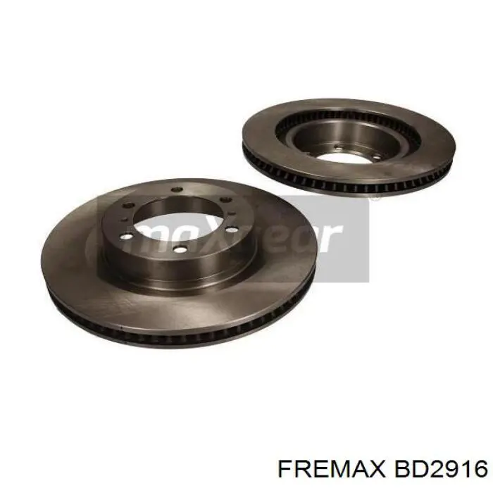 Disco de freno delantero Fremax BD2916