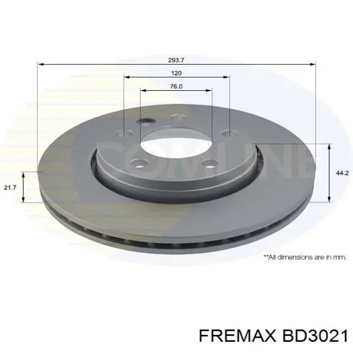 Frenos traseros Fremax BD3021