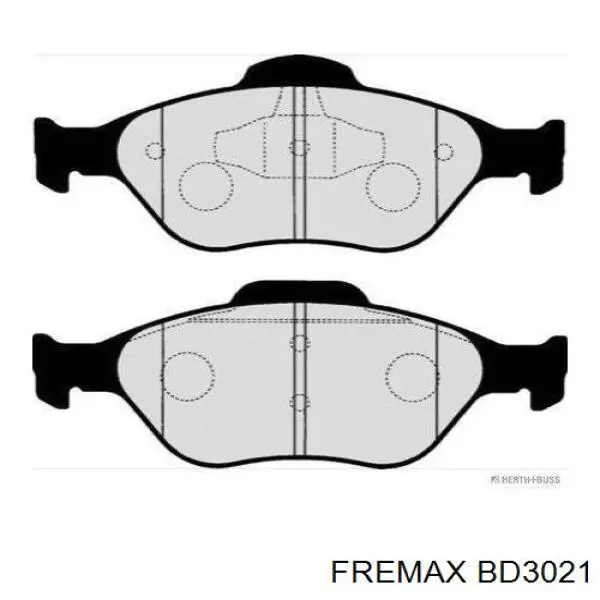 BD3021 Fremax Freno de disco trasero