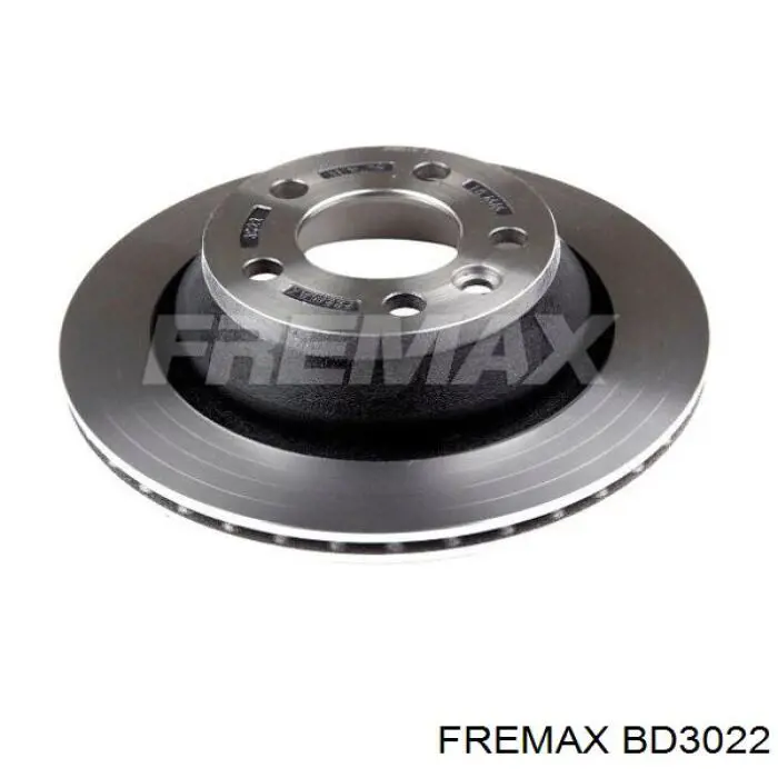 BD3022 Fremax disco de freno trasero