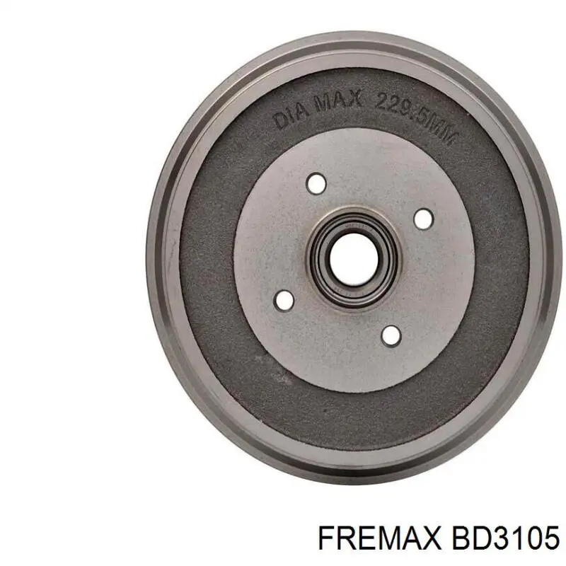 BD3105 Fremax freno de tambor trasero