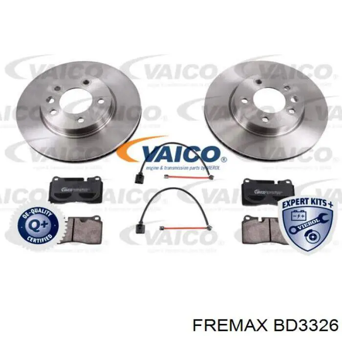 BD3326 Fremax freno de disco delantero