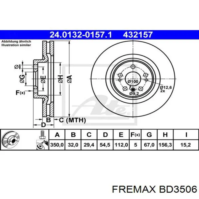 Frenos delanteros Fremax BD3506 precio, desde 92,40 EUR