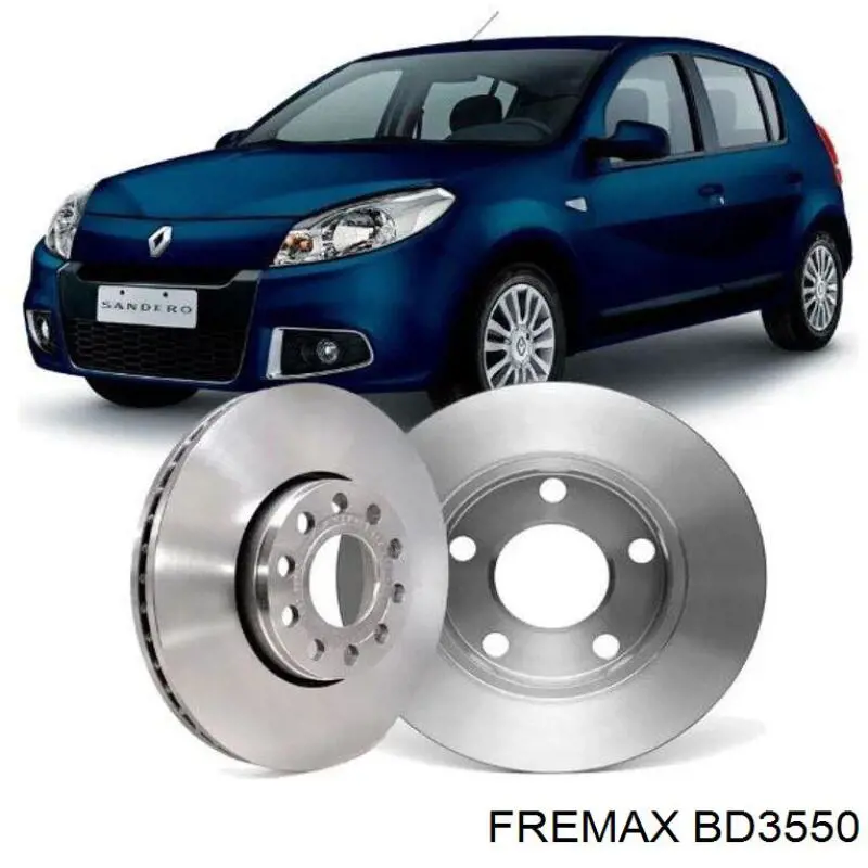 BD-3550 Fremax freno de disco delantero