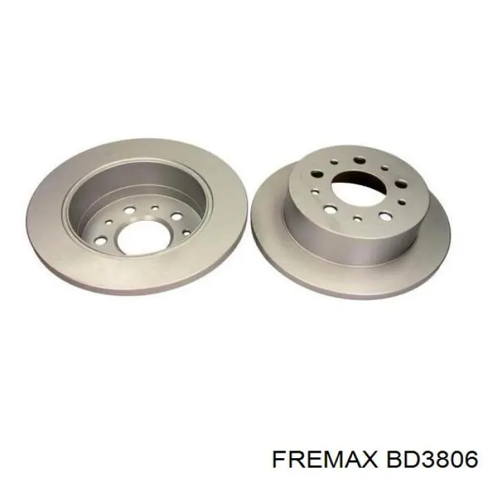 BD3806 Fremax disco de freno trasero