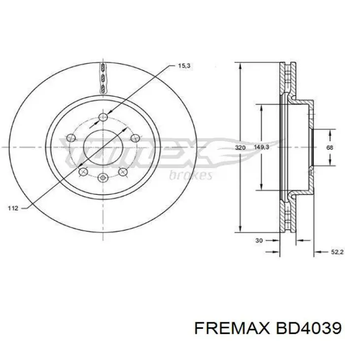 BD4039 Fremax Discos