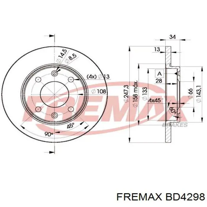 Frenos delanteros Fremax BD4298 precio, desde 22,35 EUR