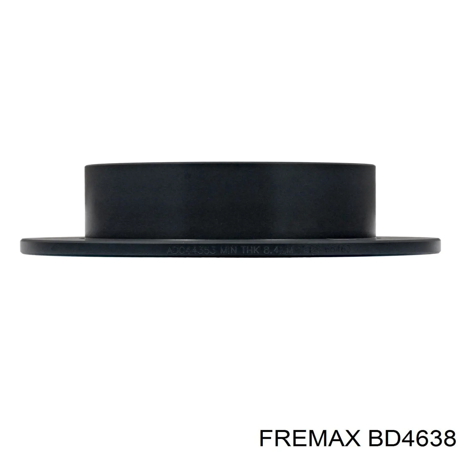 Disco de freno trasero BD4638 Fremax