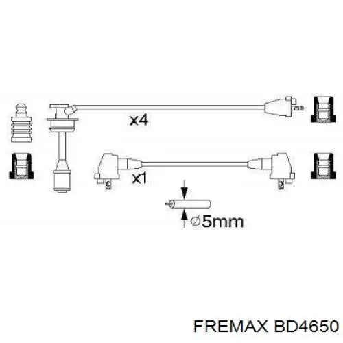 BD4650 Fremax Freno de disco trasero