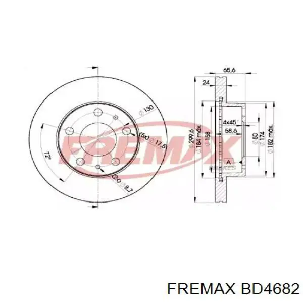 Frenos delanteros Fremax BD4682 precio, desde 45,59 EUR