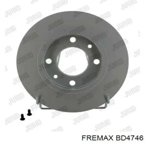 Disco de freno trasero BD4746 Fremax