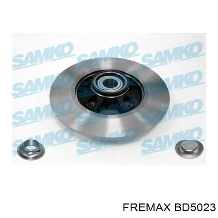 Disco de freno trasero BD5023 Fremax