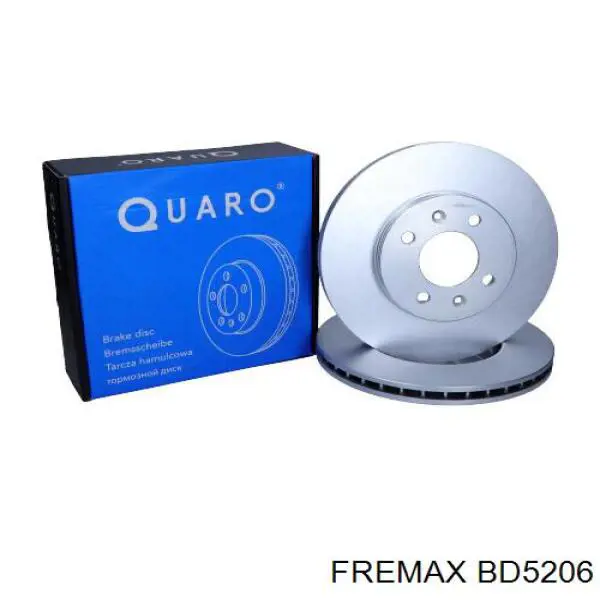 Disco de freno BD5206 Fremax