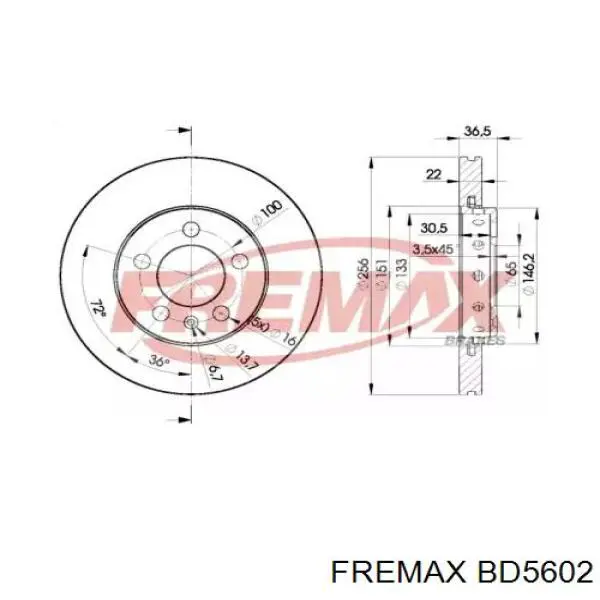 Frenos delanteros Fremax BD5602 precio, desde 28,16 EUR