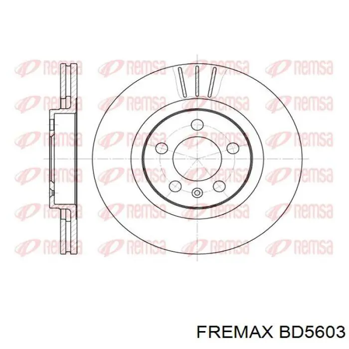 Comprar BD5603 Fremax Freno de disco delantero