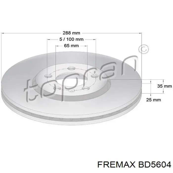 Freno de disco delantero Mercedes E C124