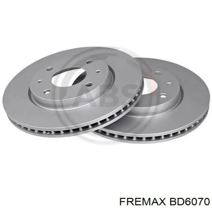 Disco de freno delantero BD6070 Fremax