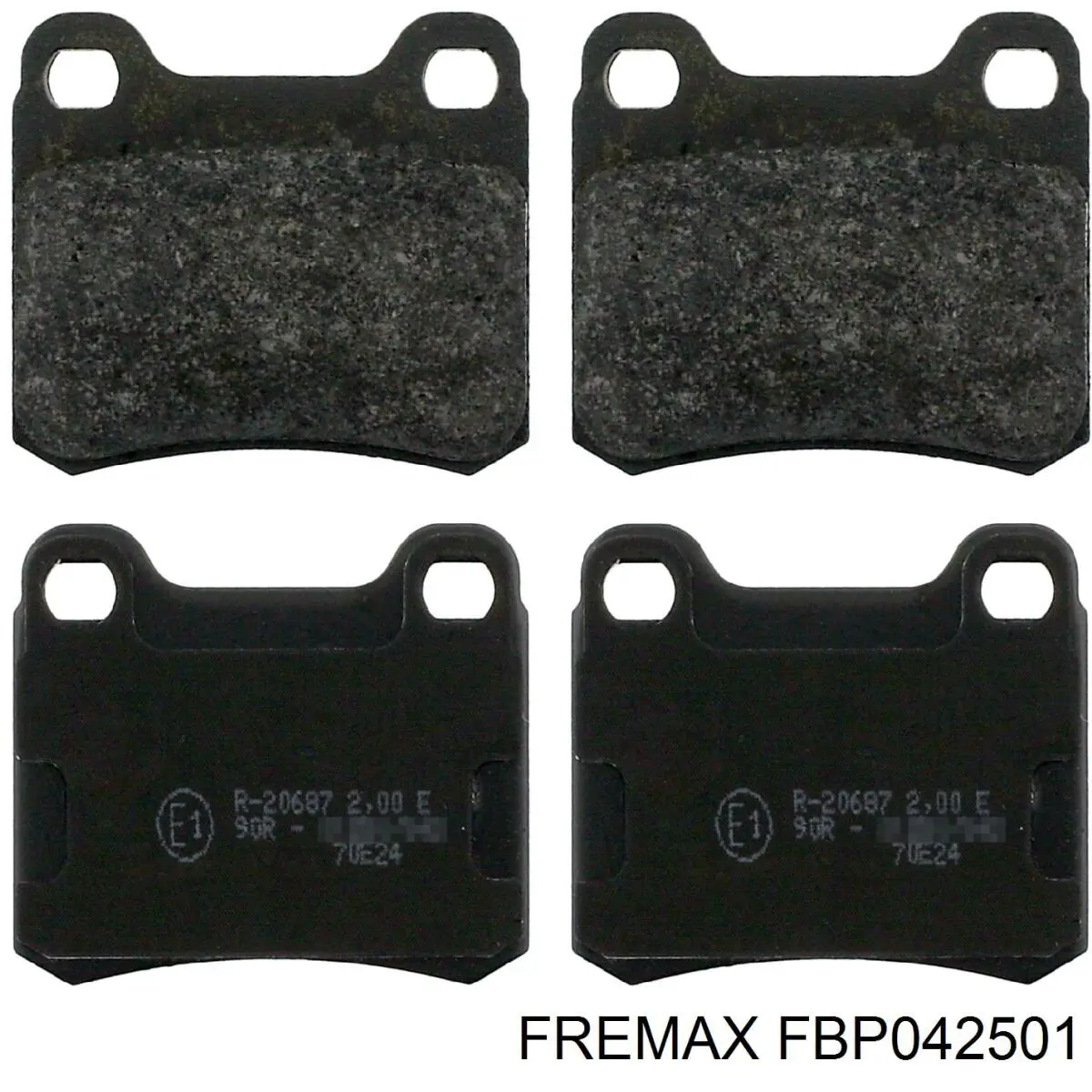 FBP-0425-01 Fremax pastillas de freno traseras