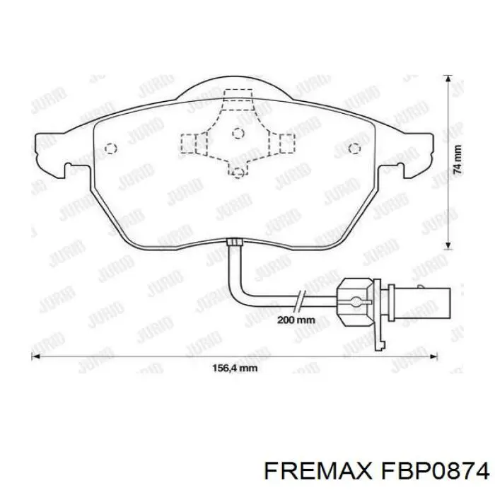 Pastillas de freno delanteras Audi A6 4F2