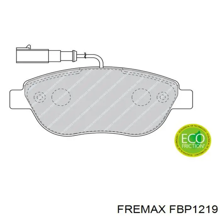 Pastillas de freno delanteras Citroen C3 1 FC