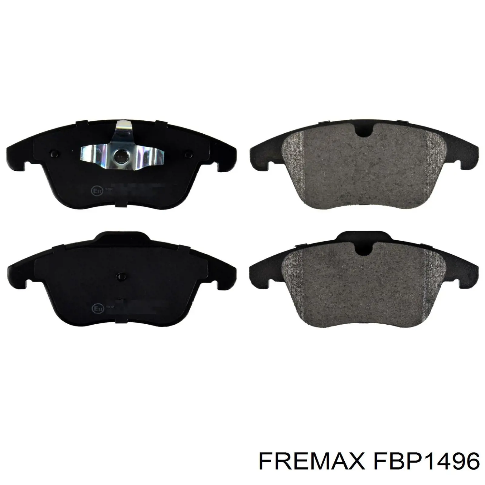 FBP1496 Fremax pastillas de freno delanteras