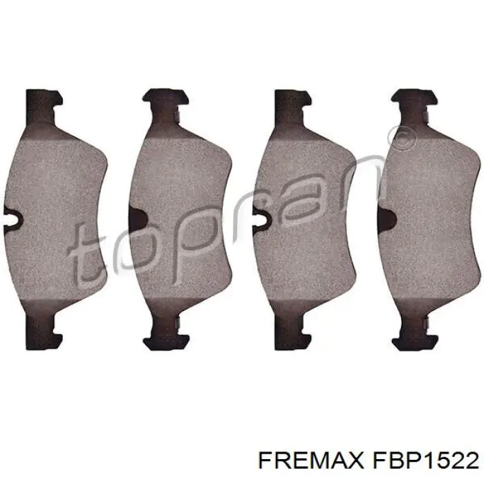 FBP-1522 Fremax pastillas de freno delanteras