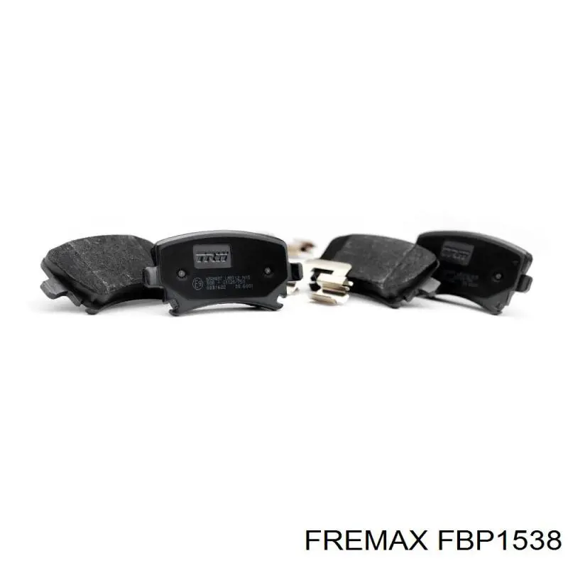 FBP-1538 Fremax pastillas de freno delanteras