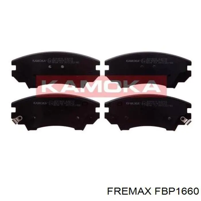 FBP1660 Fremax pastillas de freno delanteras