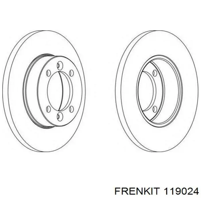 119024 Frenkit juego de reparación, cilindro de freno principal